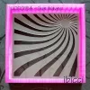 Sun waves stencil